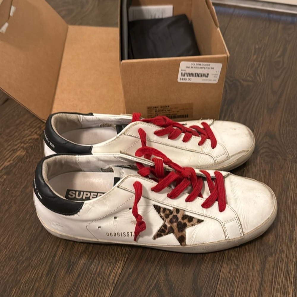 Golden goose sneakers superstar.  Excellent condition.